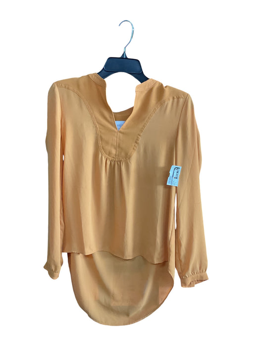 Top Long Sleeve By Hd In Paris In Mustard, Size: 4