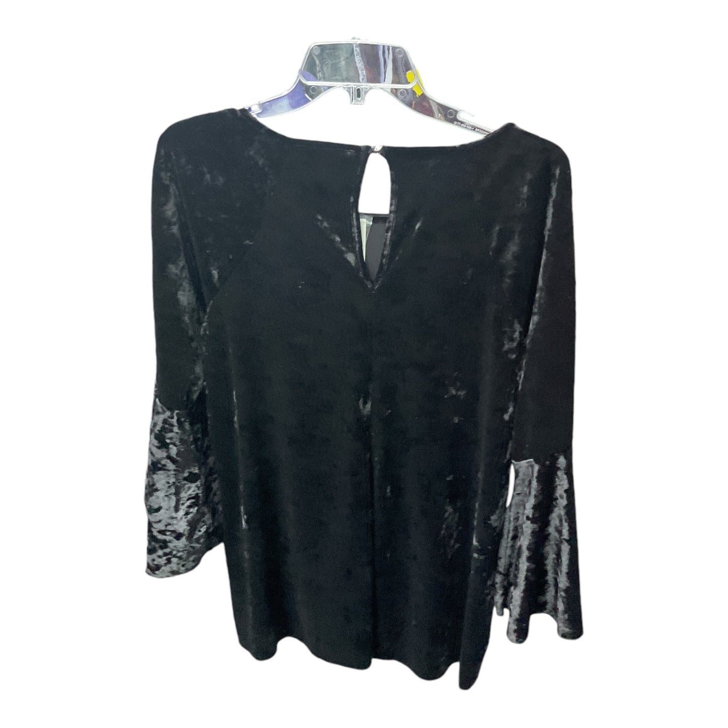 Top Long Sleeve By Neiman Marcus In Black, Size: M