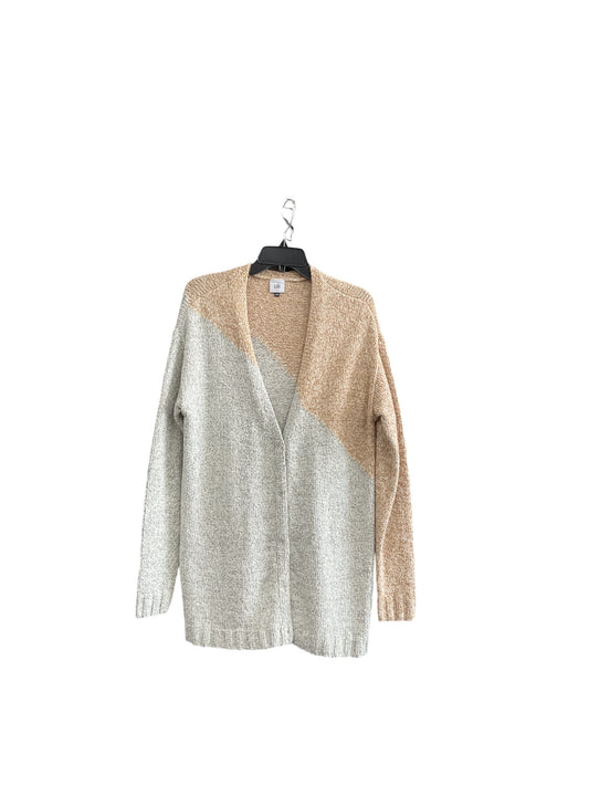 Sweater Cardigan By Cabi In Tan, Size: S