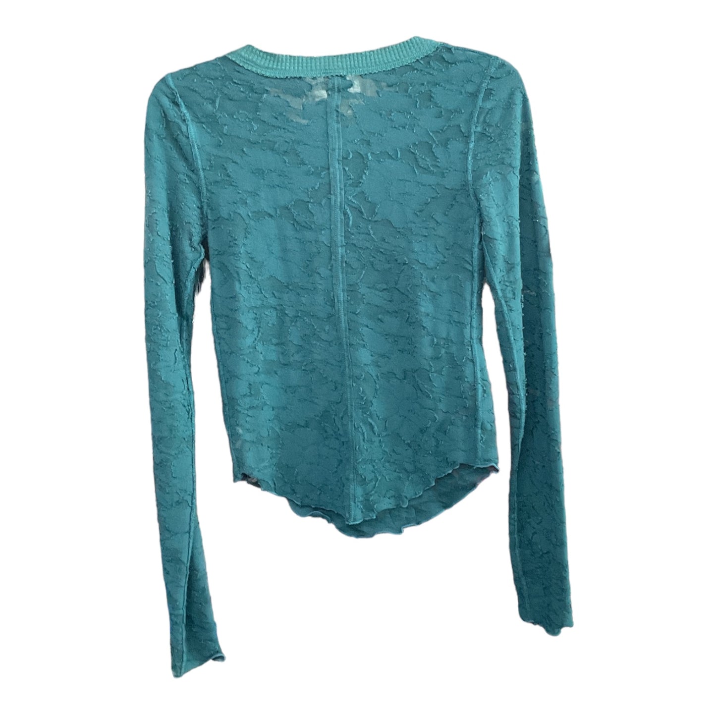 Top Long Sleeve By We The Free In Teal, Size: Xs