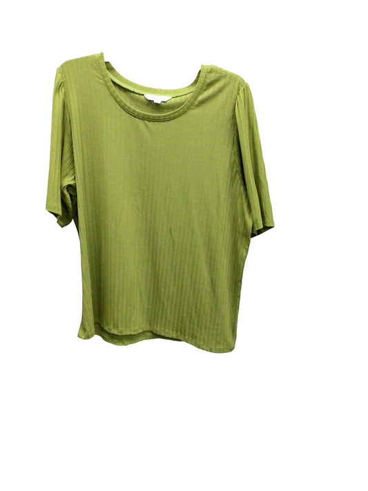 Top Short Sleeve By Ophelia Roe  Size: 2x