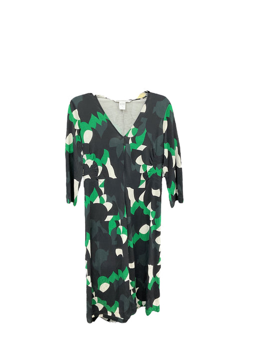 Green Dress Casual Midi Diane Von Furstenberg, Size 10