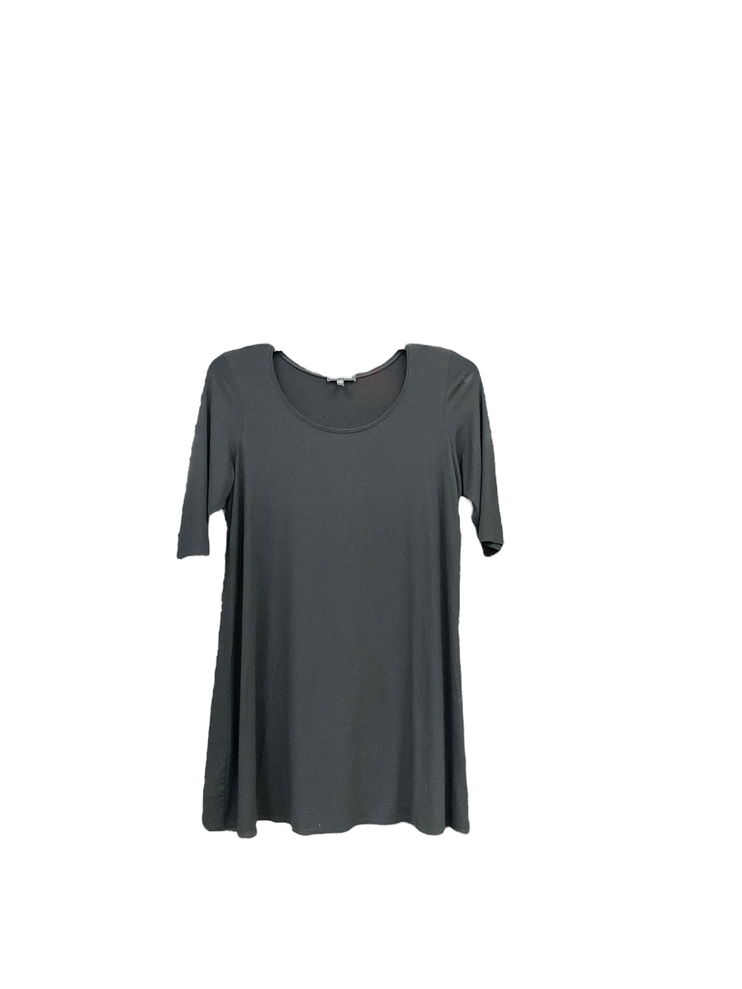 Tunic Short Sleeve By Eileen Fisher In Black, Size: L