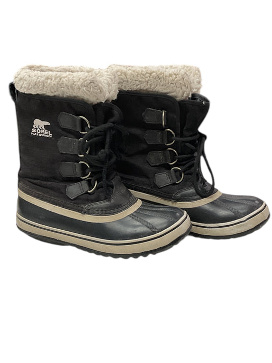 Boots Snow By Sorel In Black, Size: 6