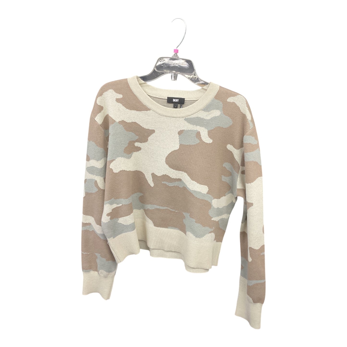 Sweater By Dkny In Camouflage Print, Size: L