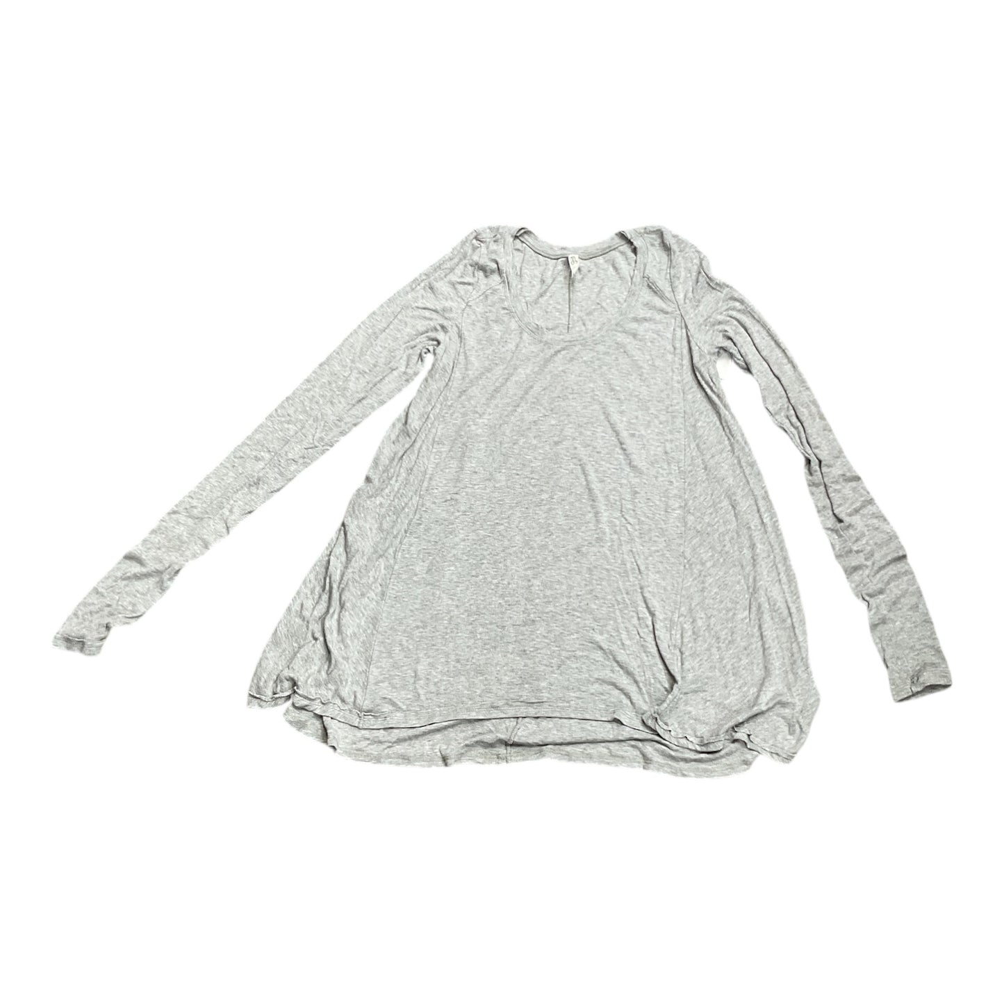 Top Long Sleeve By Free People In Grey, Size: M