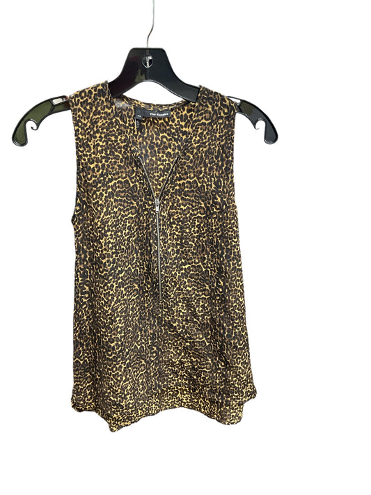 Top Sleeveless By Cma In Leopard Print, Size: Xs