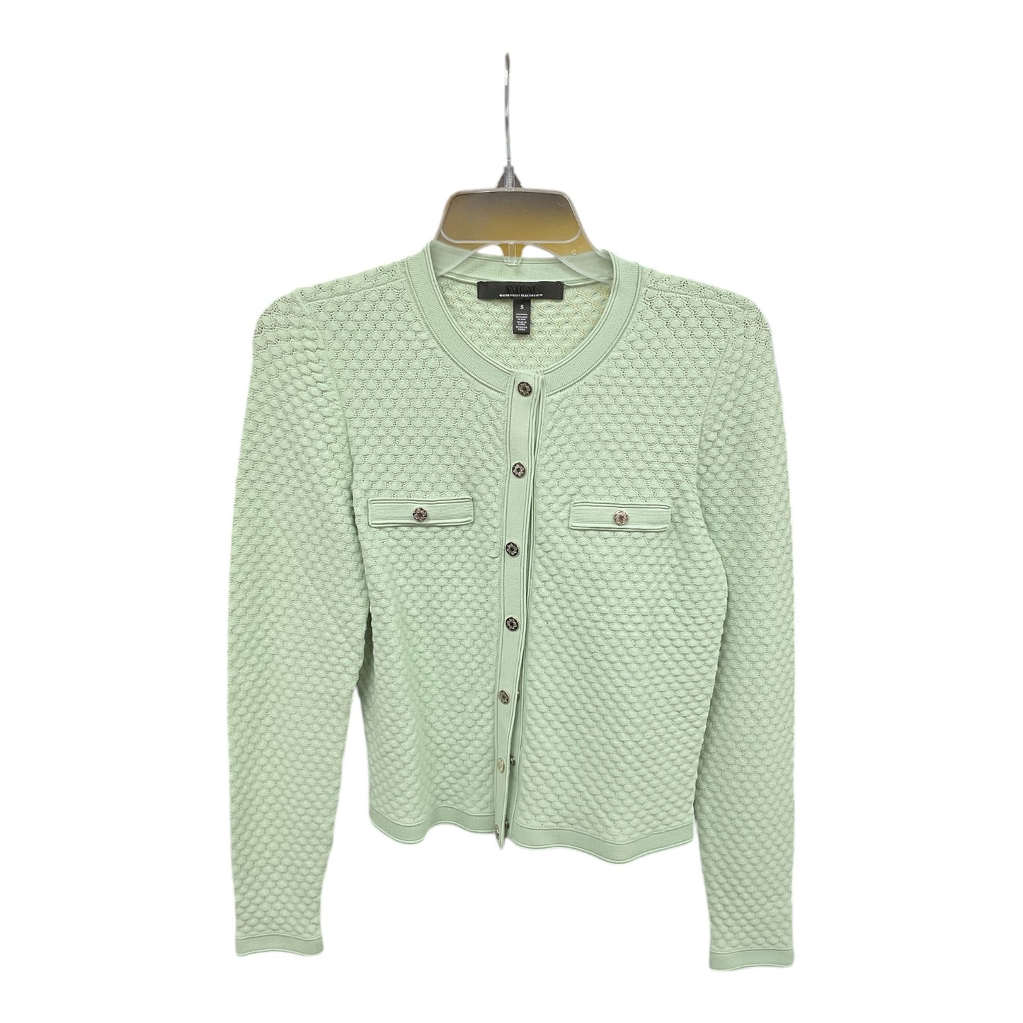 Sweater Cardigan By White House Black Market In Green, Size: S