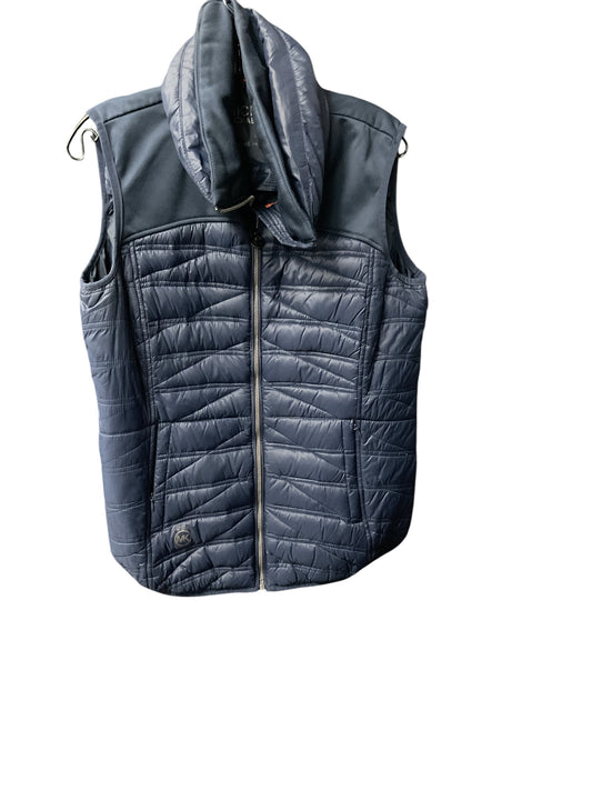 Vest Puffer & Quilted By Michael By Michael Kors In Navy, Size: L