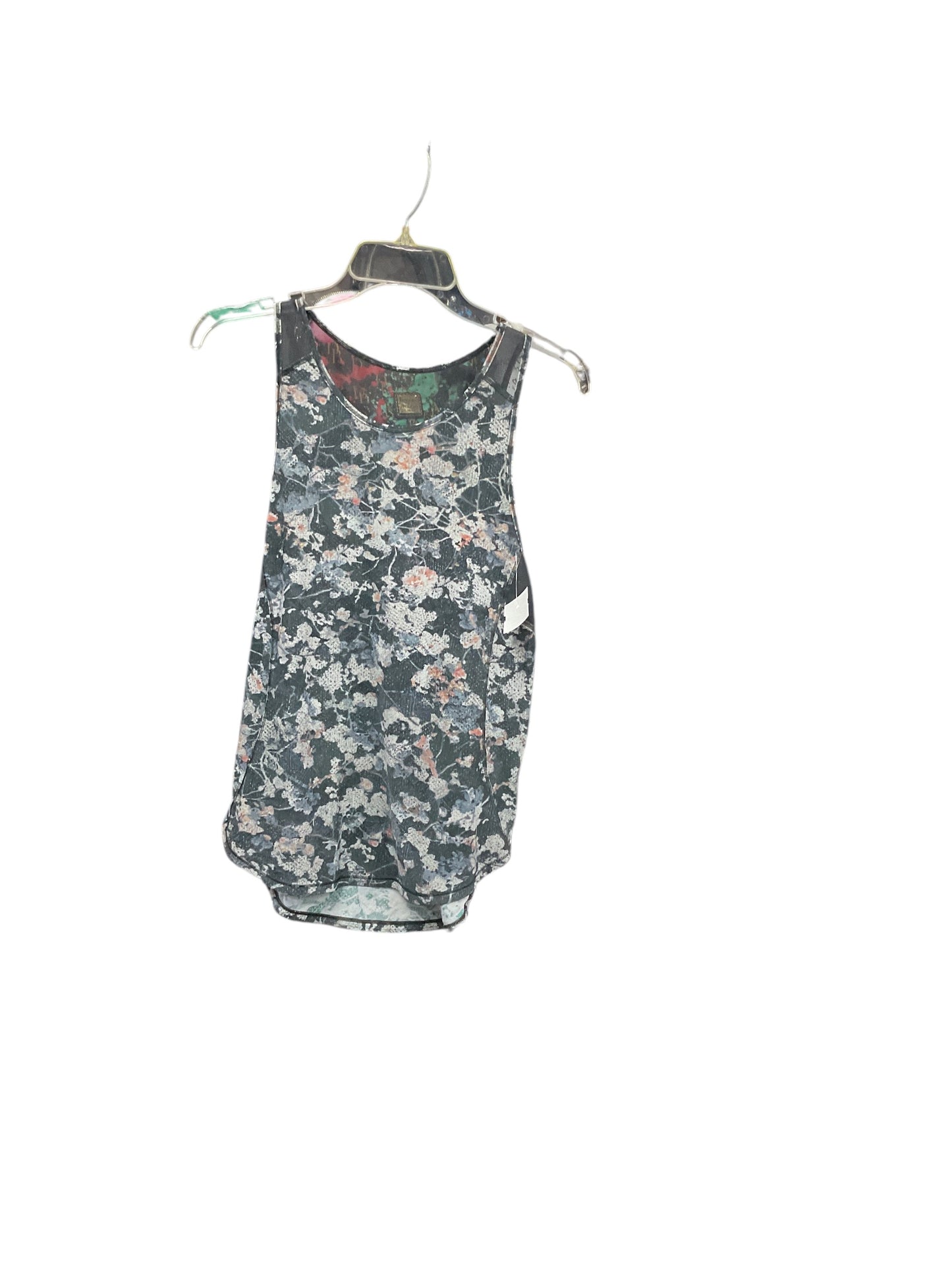 Athletic Tank Top By Lululemon In Floral Print, Size: 6