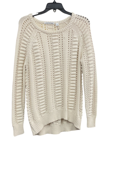 Sweater By Cmb In Ivory, Size: M