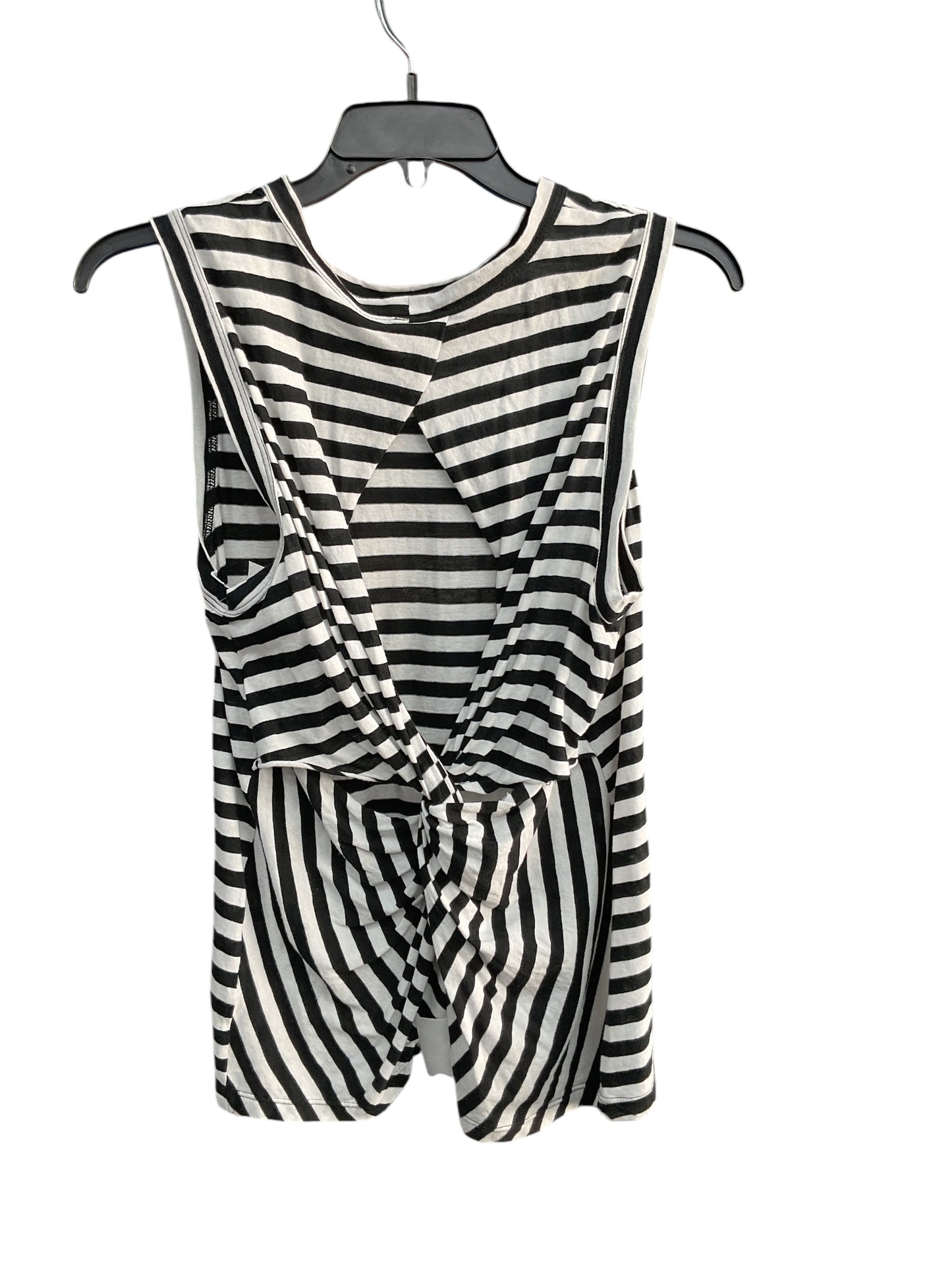 Top Sleeveless By Alc In Striped Pattern, Size: M