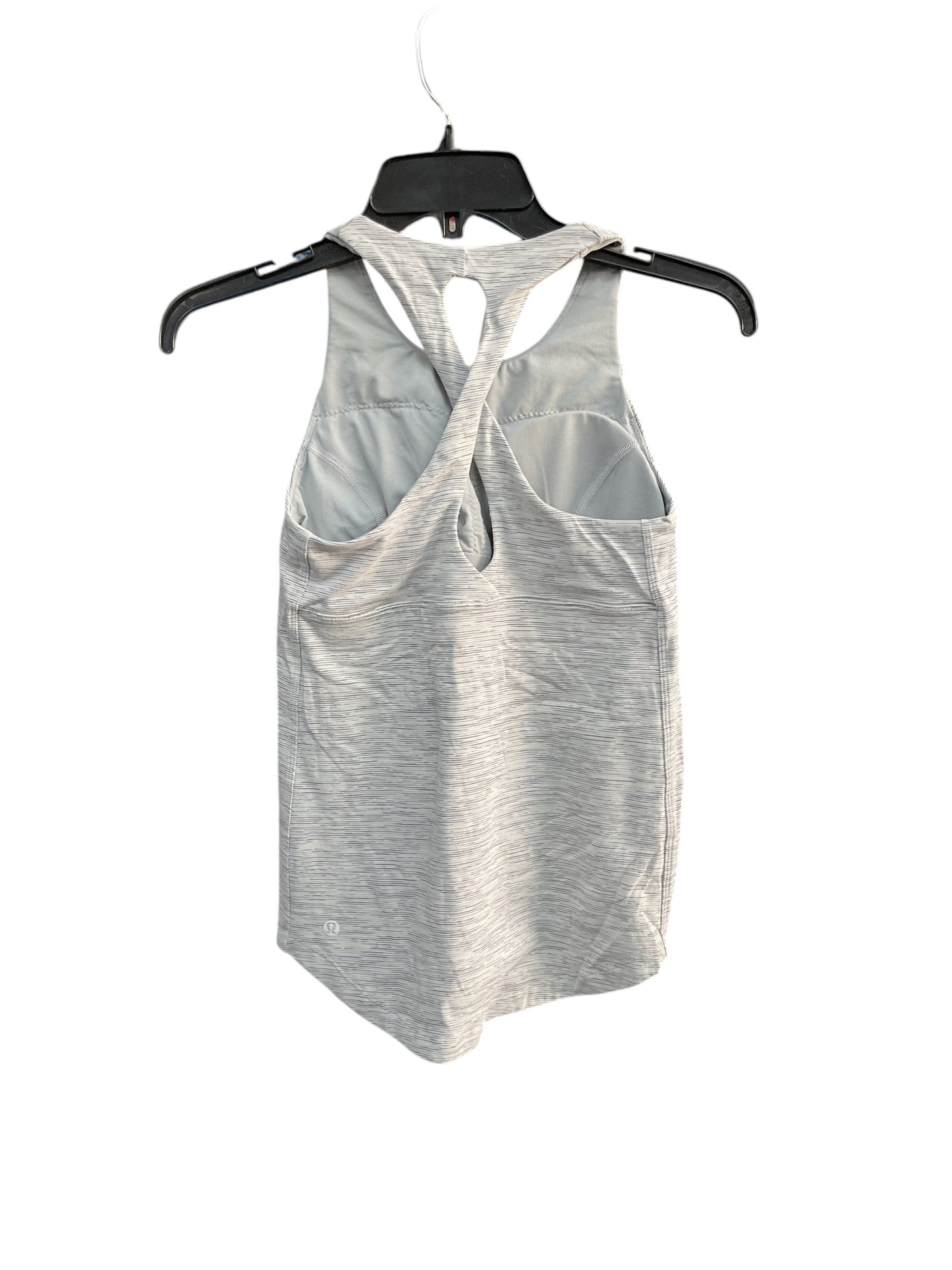 Athletic Tank Top By Lululemon In Grey, Size: 6