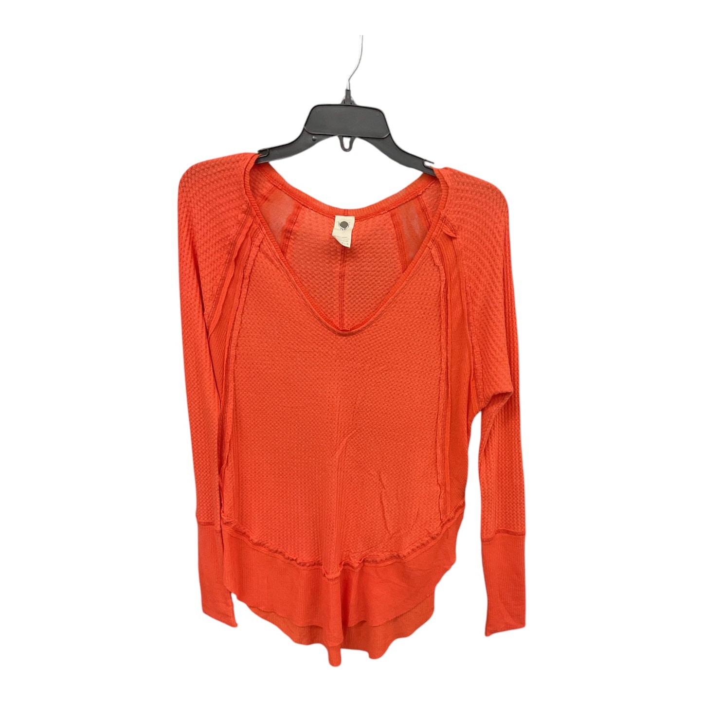 Top Long Sleeve By We The Free In Orange, Size: Xs