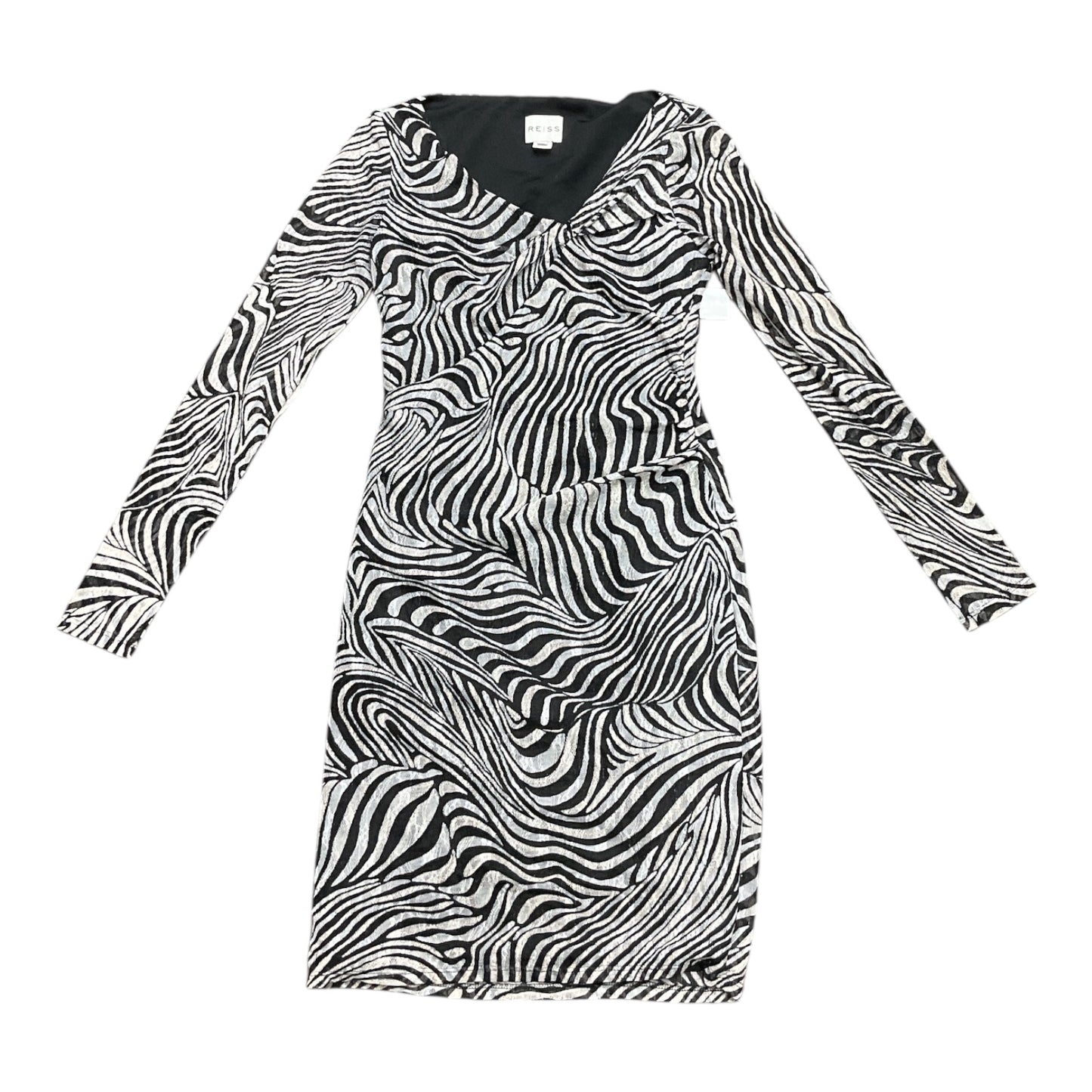 Dress Party Short By Reiss In Zebra Print, Size: 6