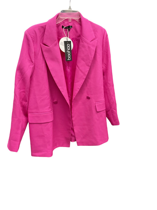 Blazer By Boohoo Boutique In Pink, Size: 10