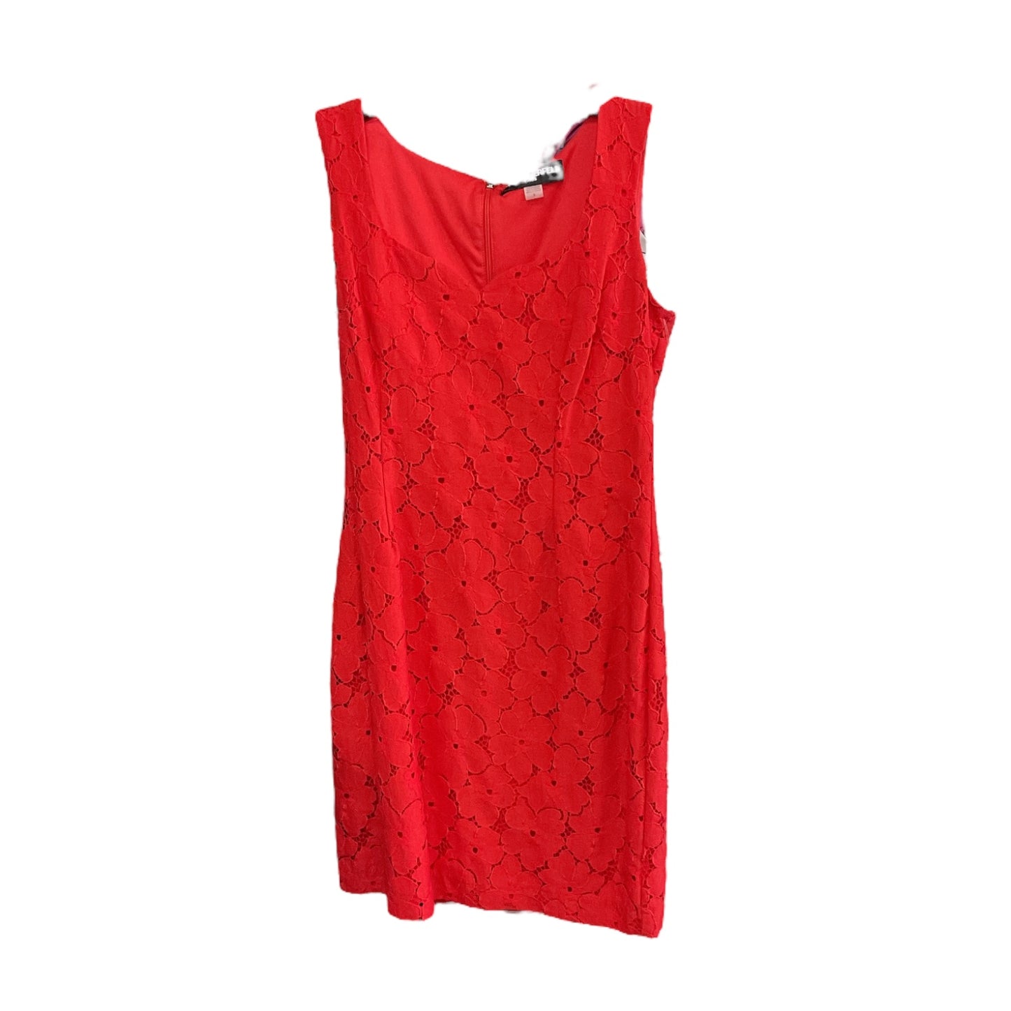 Red Dress Designer Karl Lagerfeld, Size 8