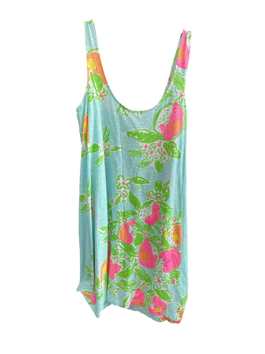 Dress Designer By Lilly Pulitzer In Tropical Print, Size: S