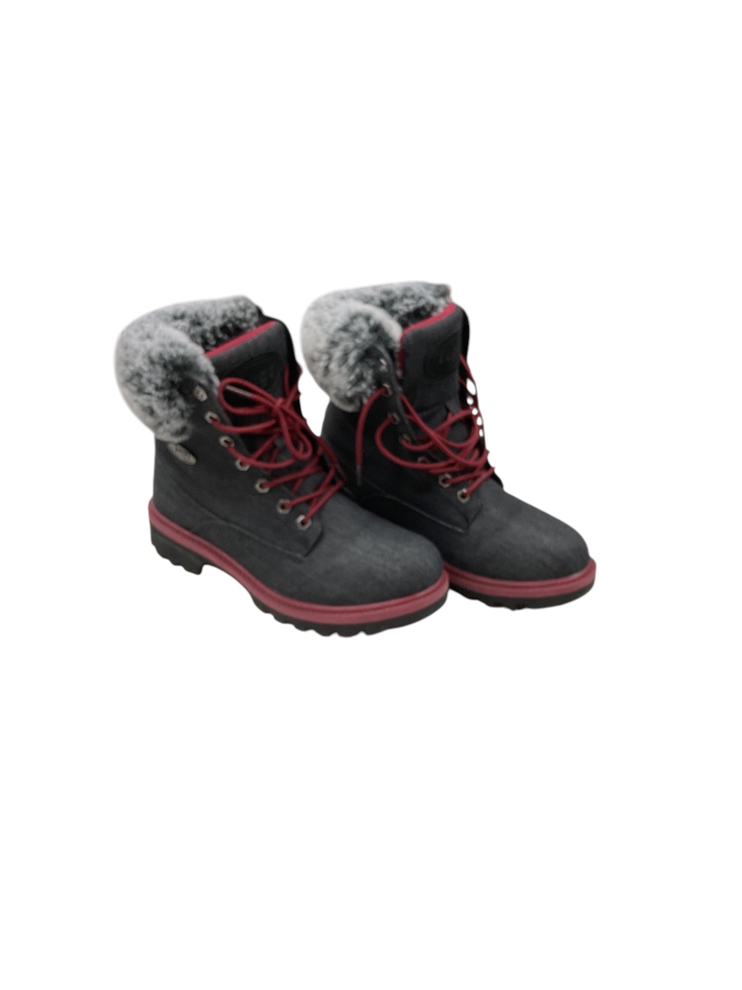 Boots Snow By Lugz  In Black Denim, Size: 7.5