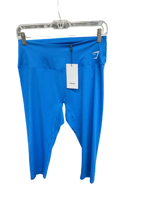 Athletic Leggings Capris By Gym Shark In Blue, Size: L