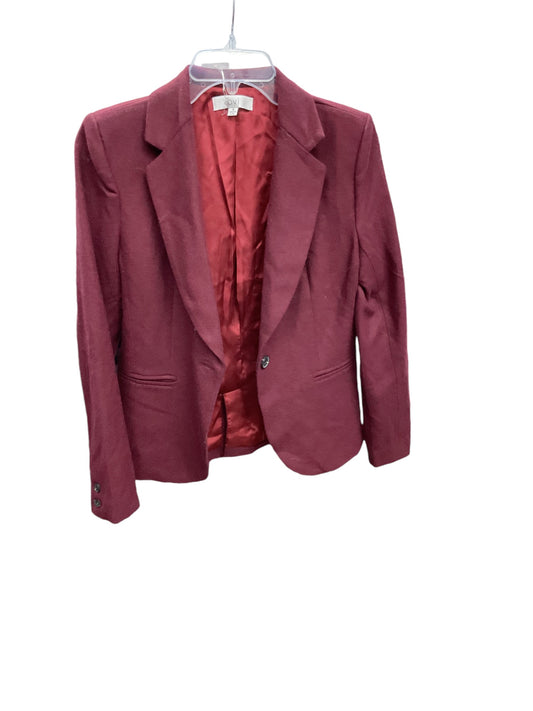 Blazer By Clothes Mentor In Red, Size: S