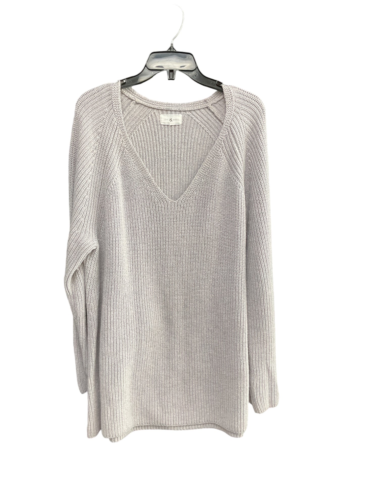 Sweater By Lou And Grey In Grey, Size: 2x