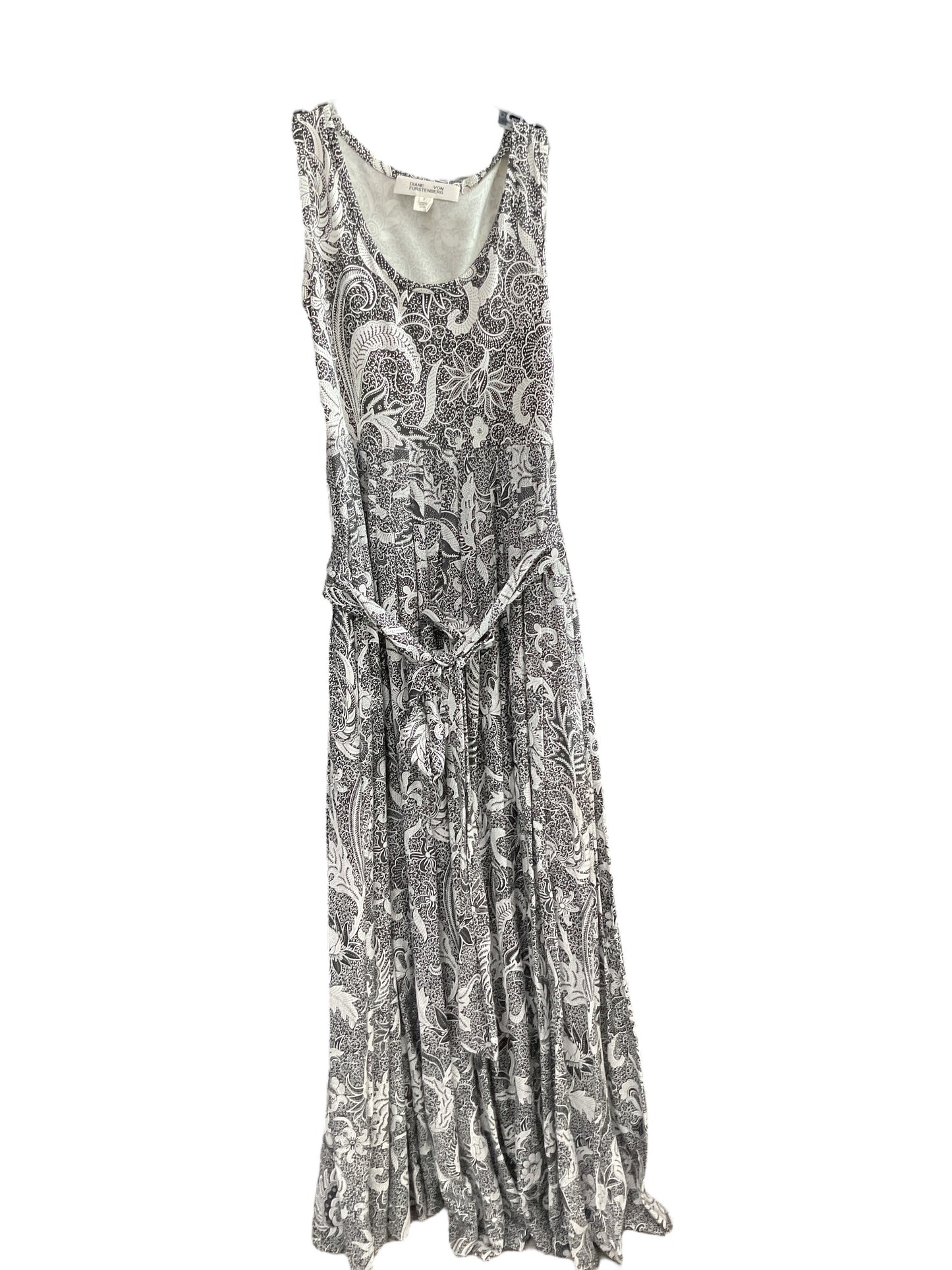 Dress Casual Maxi By Diane Von Furstenberg In Black & White, Size: 2