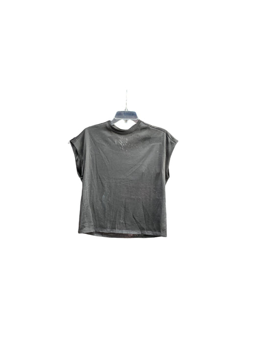 Top Short Sleeve By Anthropologie In Black, Size: S