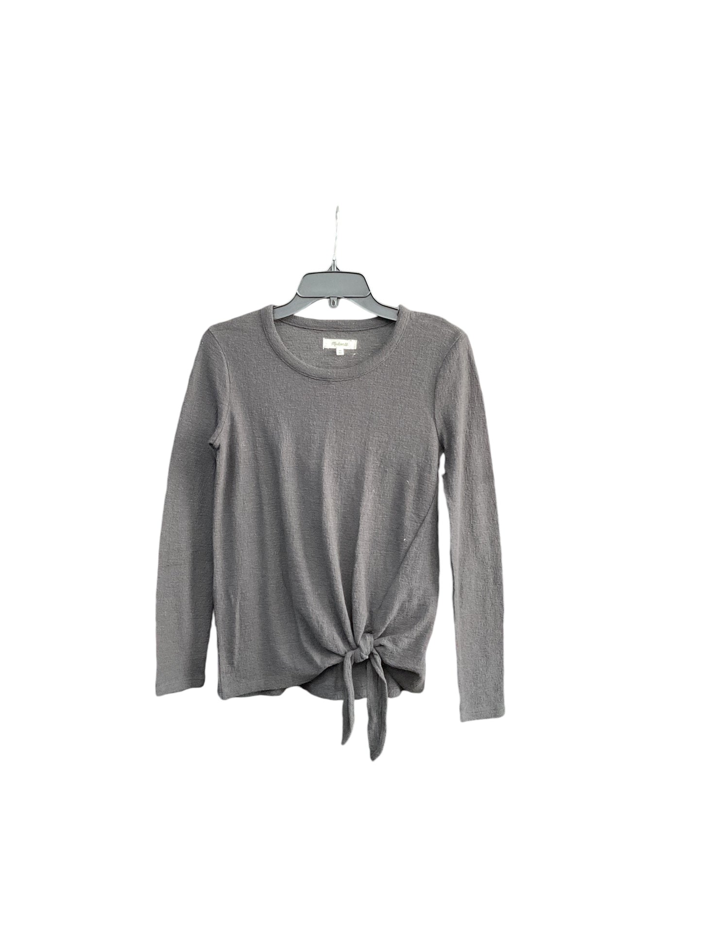 Top Long Sleeve By Madewell In Black, Size: Xs