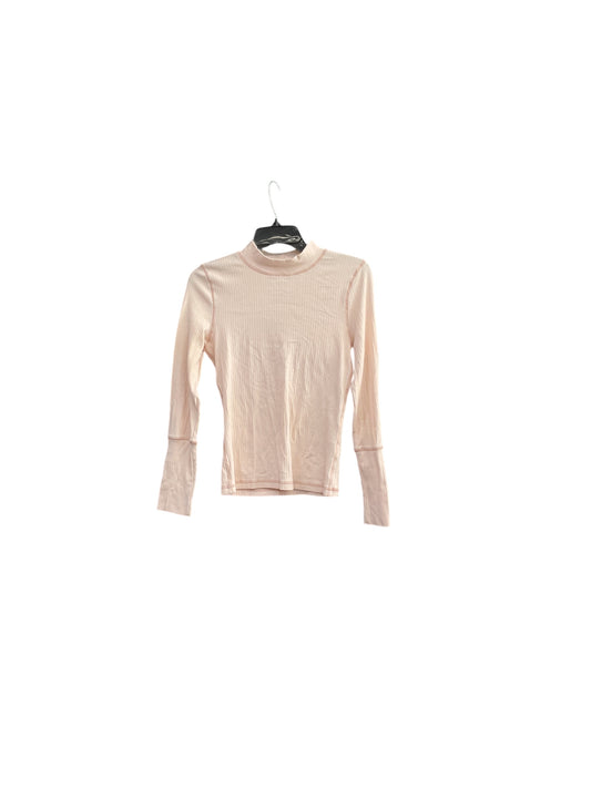 Top Long Sleeve By Free People In Pink, Size: M