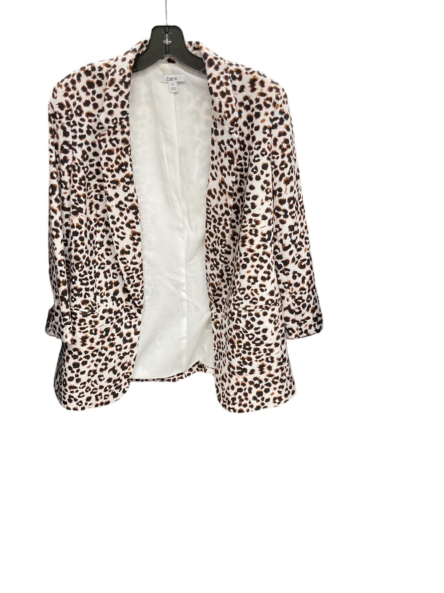 Blazer By Bar Iii In Animal Print, Size: M