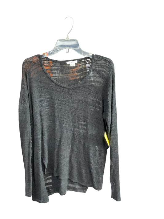 Top Long Sleeve By Helmut Lang In Black, Size: M