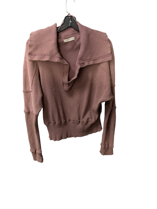 Top Long Sleeve By We The Free In Brown, Size: M