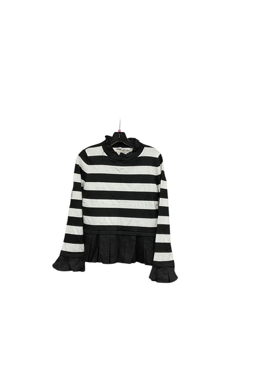 Top Long Sleeve By English Factory In Striped Pattern, Size: S