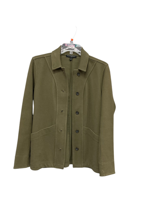 Jacket Shirt By Banana Republic In Green, Size: S