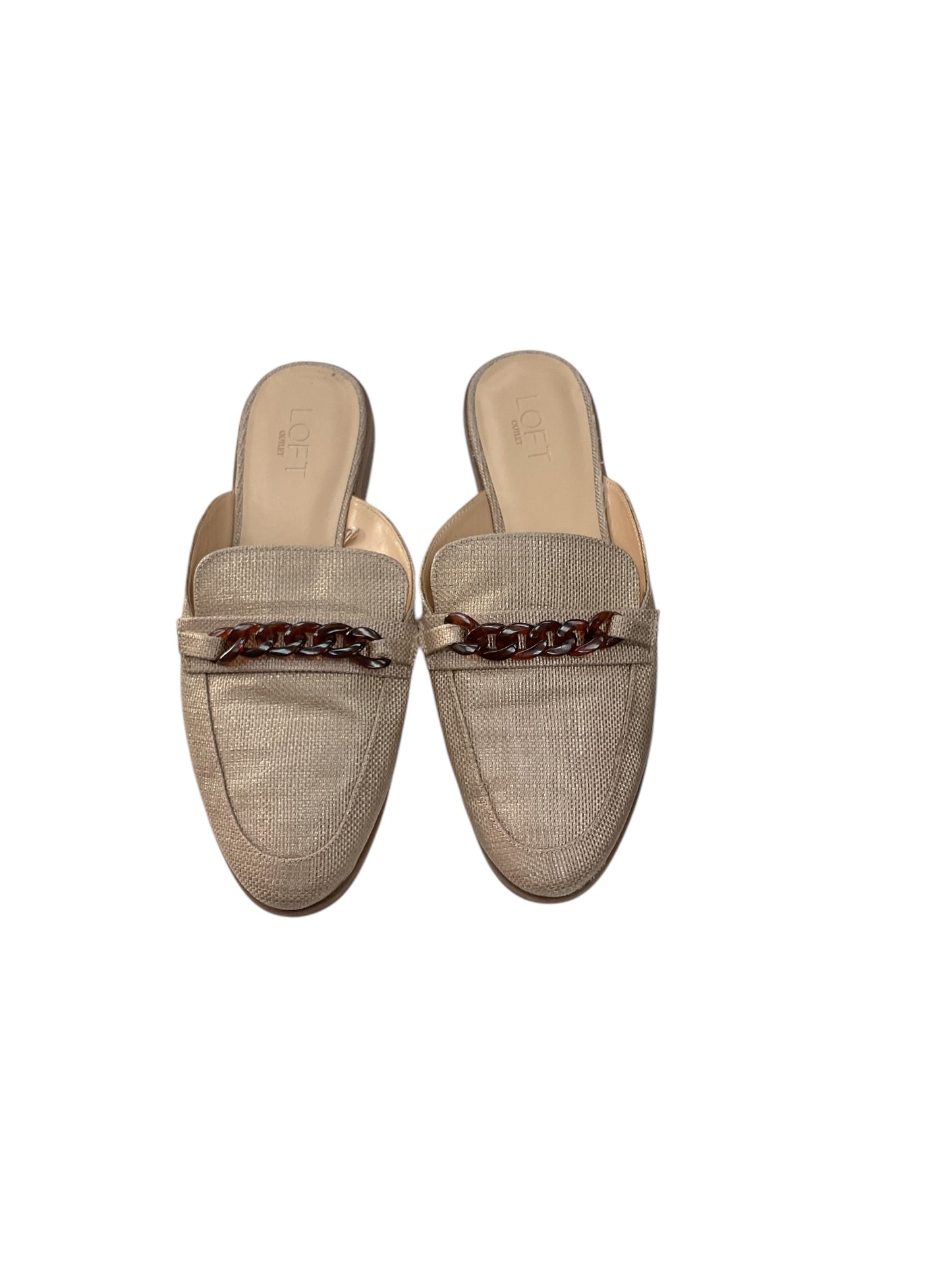 Shoes Flats By Loft In Tan, Size: 10