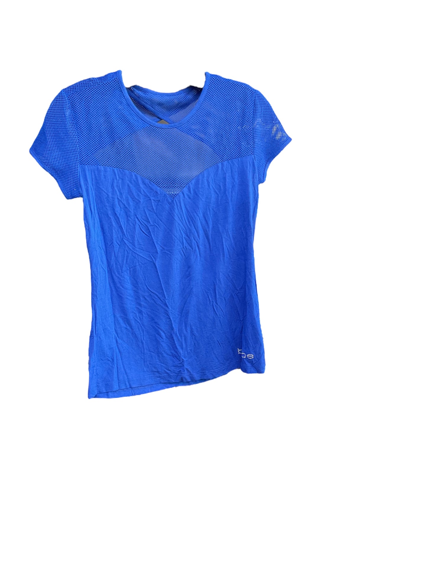 Blue Top Short Sleeve Bebe, Size M