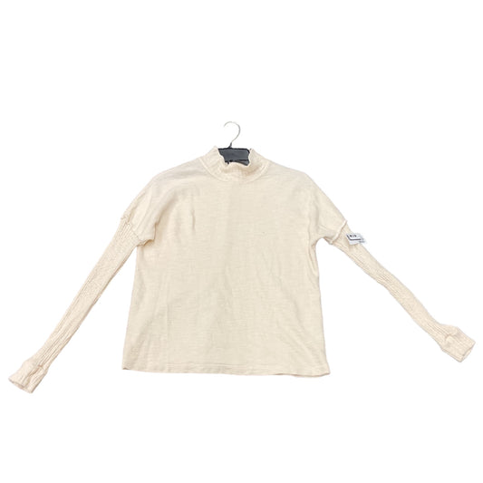 Cream Top Long Sleeve Amadi, Size S