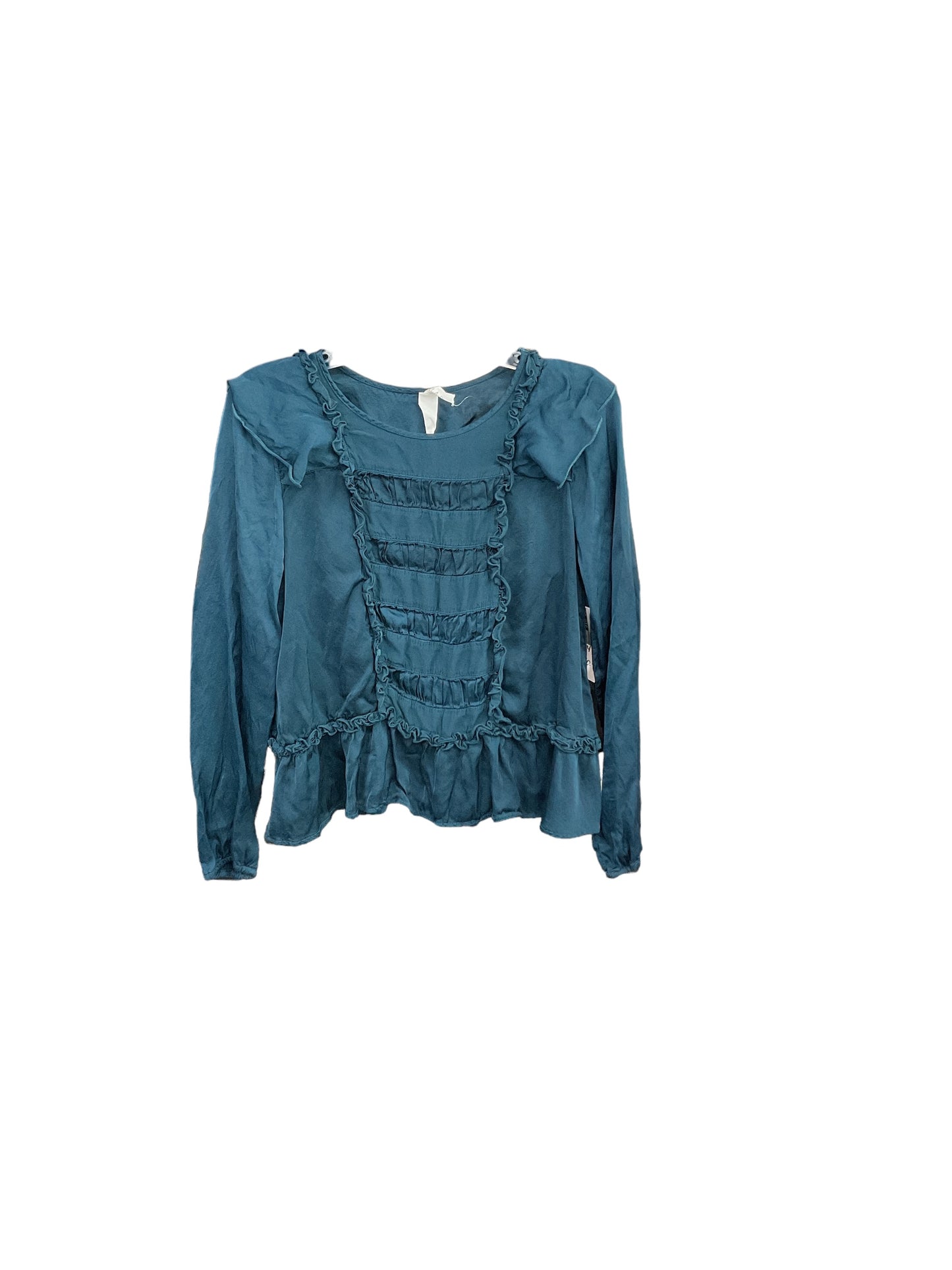 Blue Top Long Sleeve Amadi, Size Xs