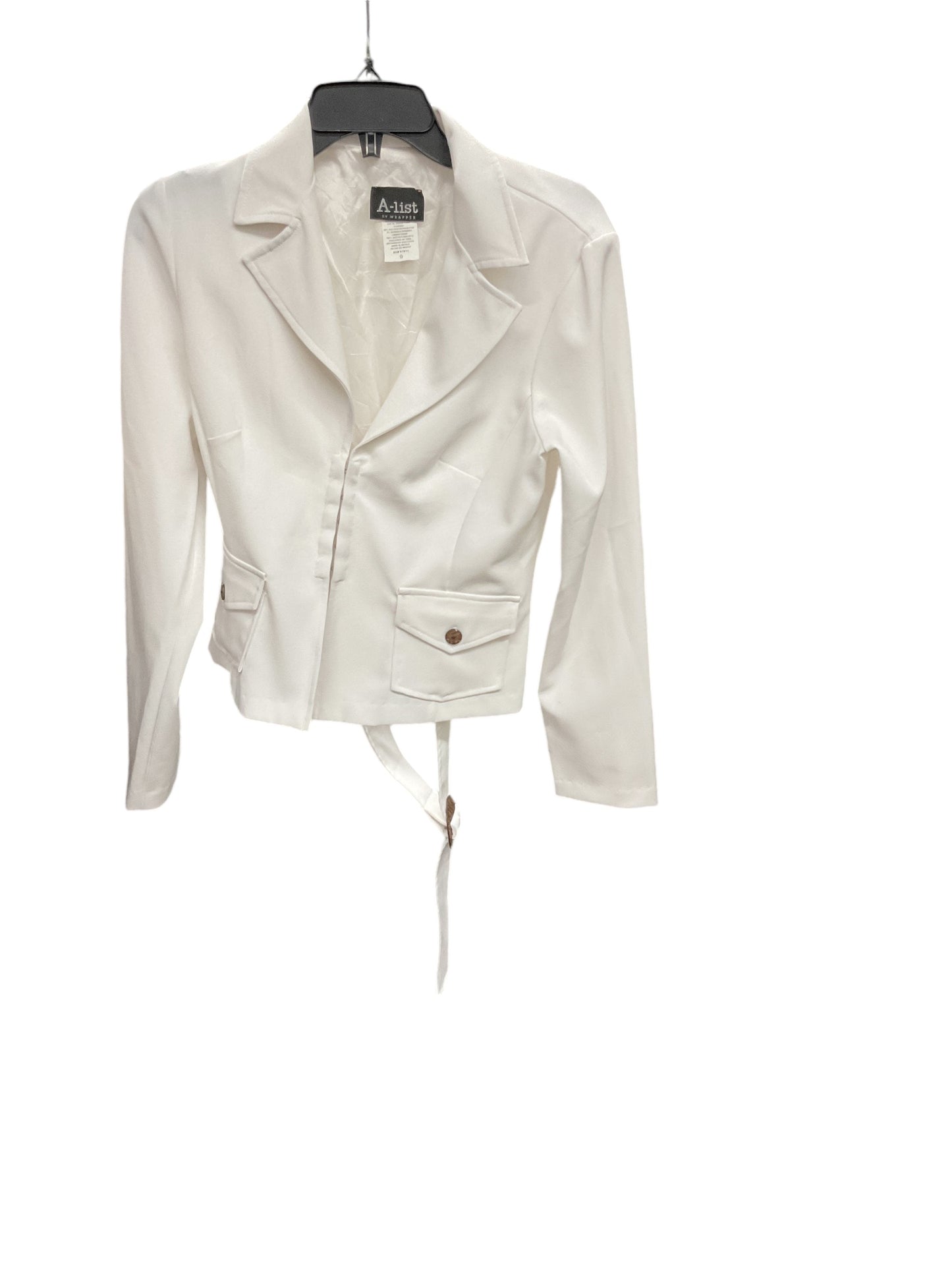 Blazer By Clothes Mentor In White, Size: 9