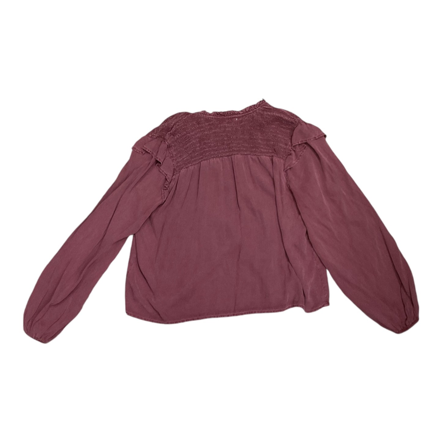 Top Long Sleeve By Cloth & Stone In Purple, Size: L