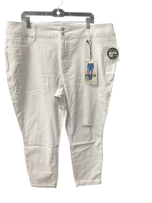 Jeans Skinny By Clothes Mentor In White, Size: 20