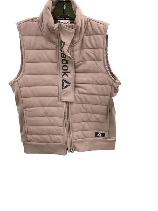 Vest Puffer & Quilted By Reebok In Tan, Size: M