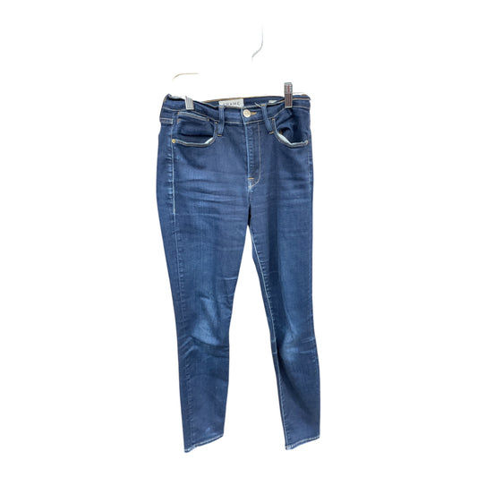 Jeans Skinny By Frame In Blue Denim, Size: S