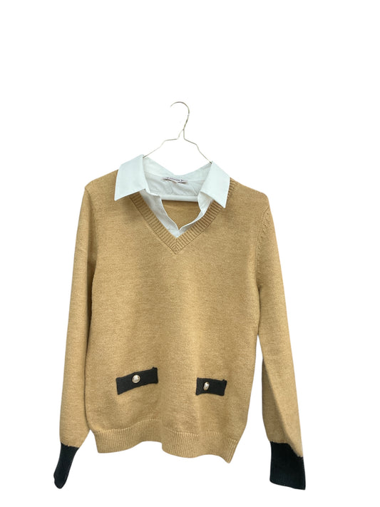 Sweater By Nanette By Nanette Lepore In Tan, Size: M