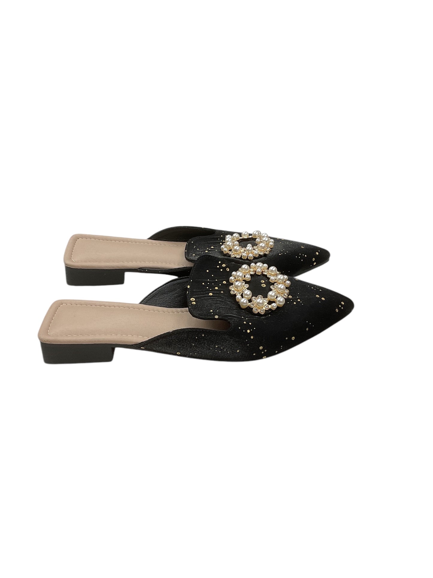 Shoes Flats By Clothes Mentor In Black, Size: 10