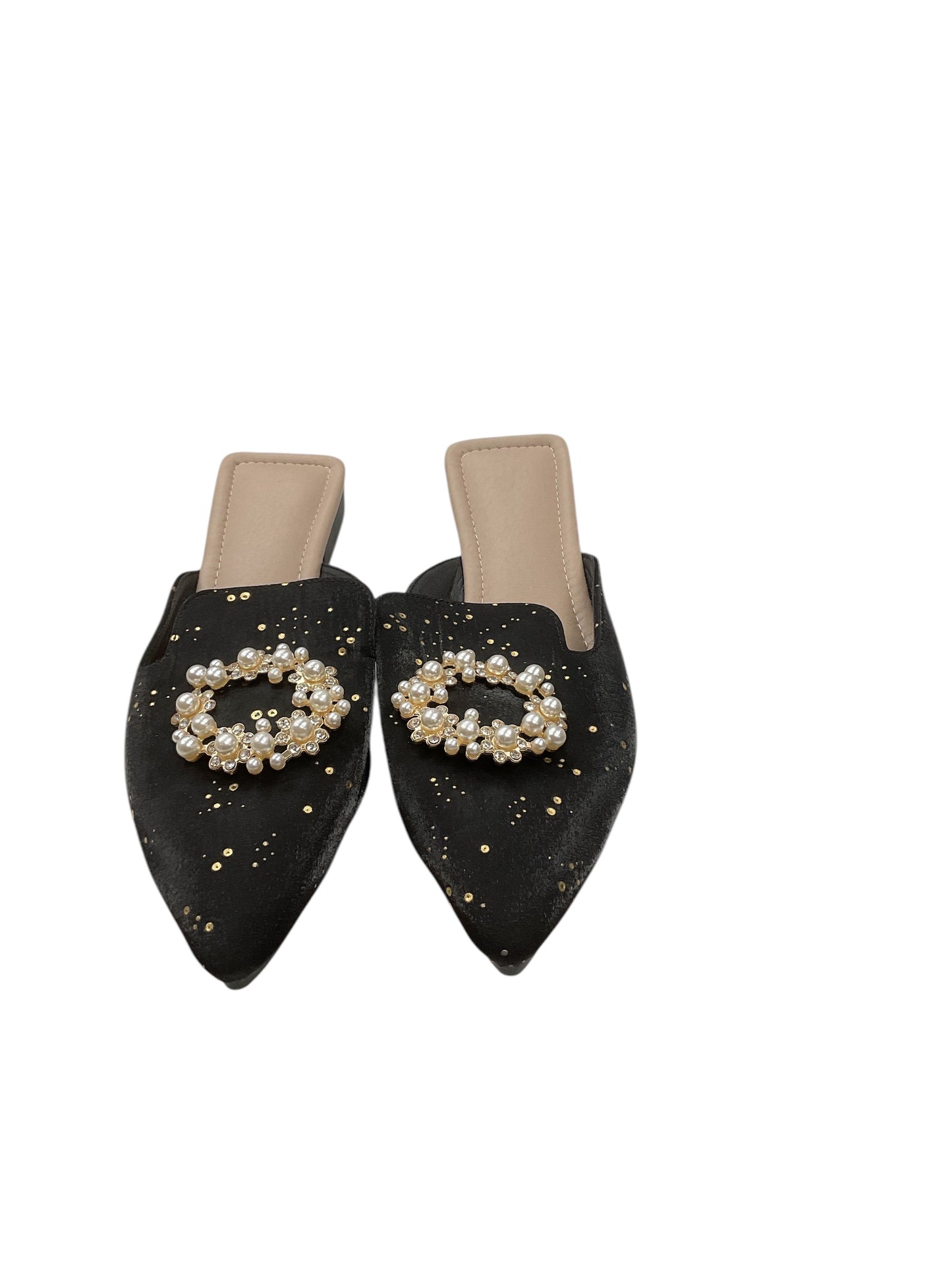 Shoes Flats By Clothes Mentor In Black, Size: 10