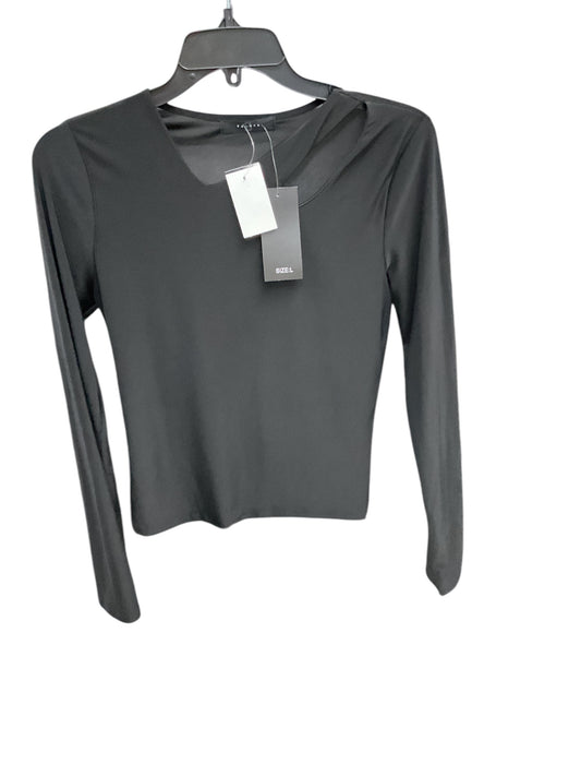 Top Long Sleeve By Clothes Mentor In Black, Size: M