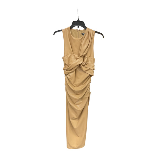 Dress Party Long By Express In Brown, Size: S