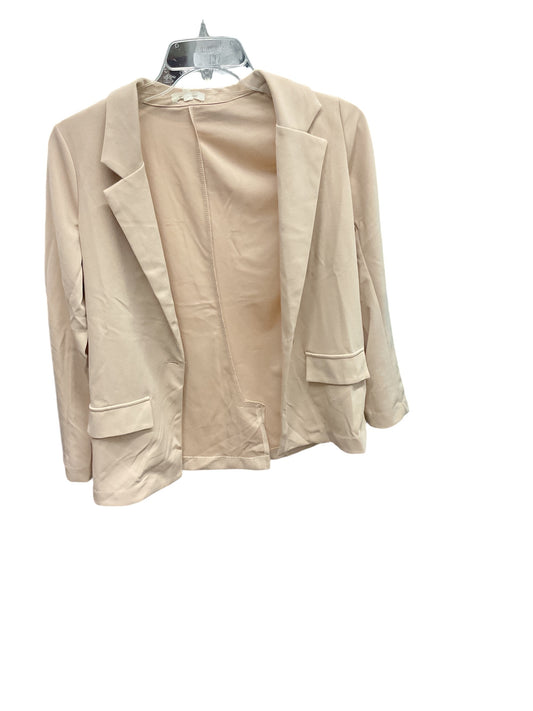 Blazer By No Comment In Tan, Size: L